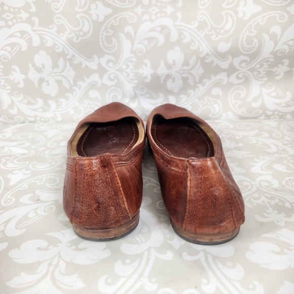 Frye Carson Ballet Flats in Cognac - Picture 6 of 7